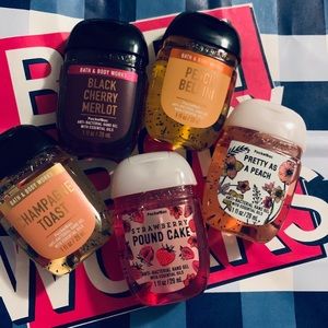 Bath & Body Works 5 New Strawberry Pound cake